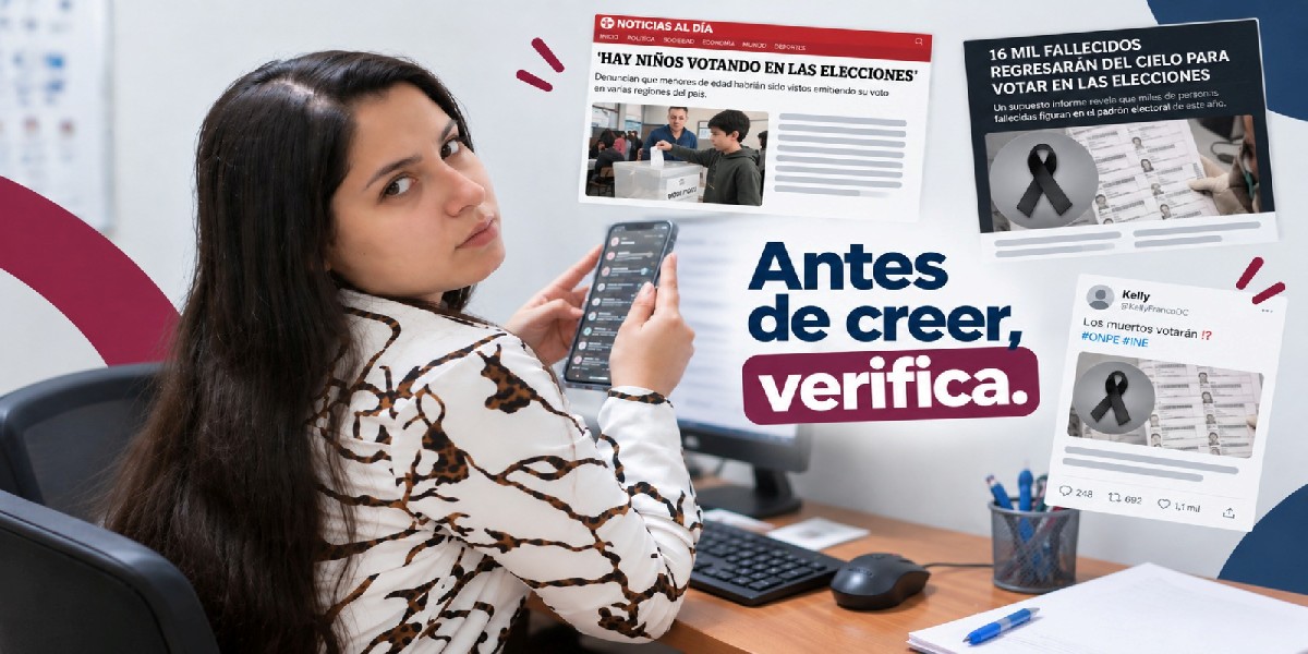Elecciones Regionales y Municipales 2026: antes de creer, verifica la información en los canales oficiales del Reniec