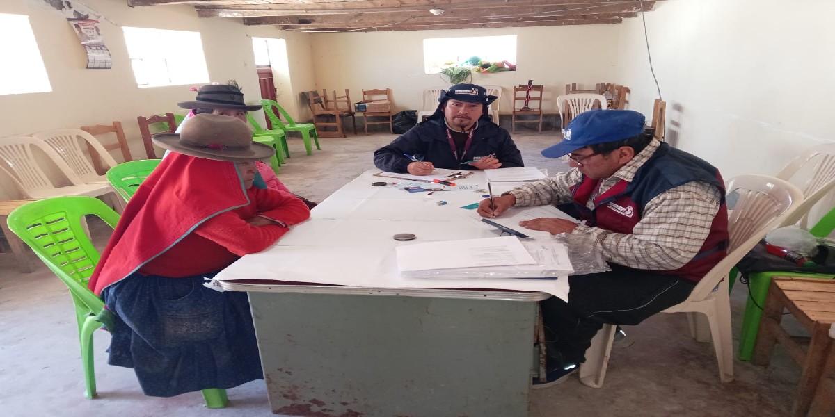 Reniec: Empadronamiento de ciudadanos en Huancavelica concluye el próximo 25 de octubre