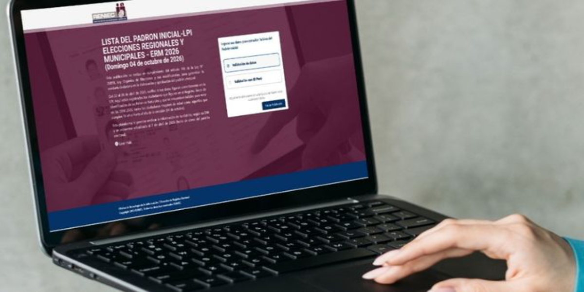 Lista de Padrón Inicial de Elecciones Regionales y Municipales 2026