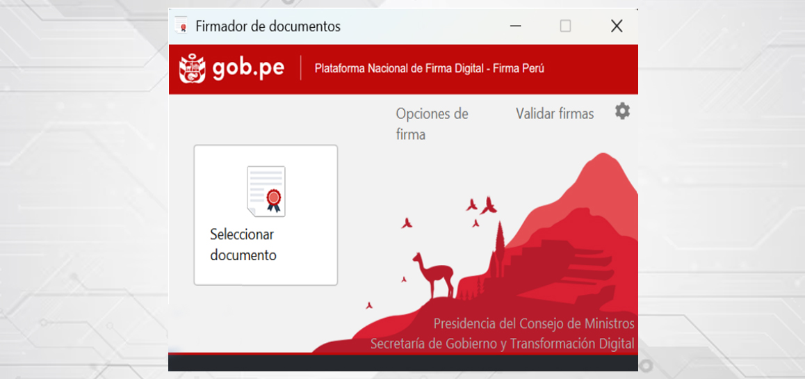 Firma Perú