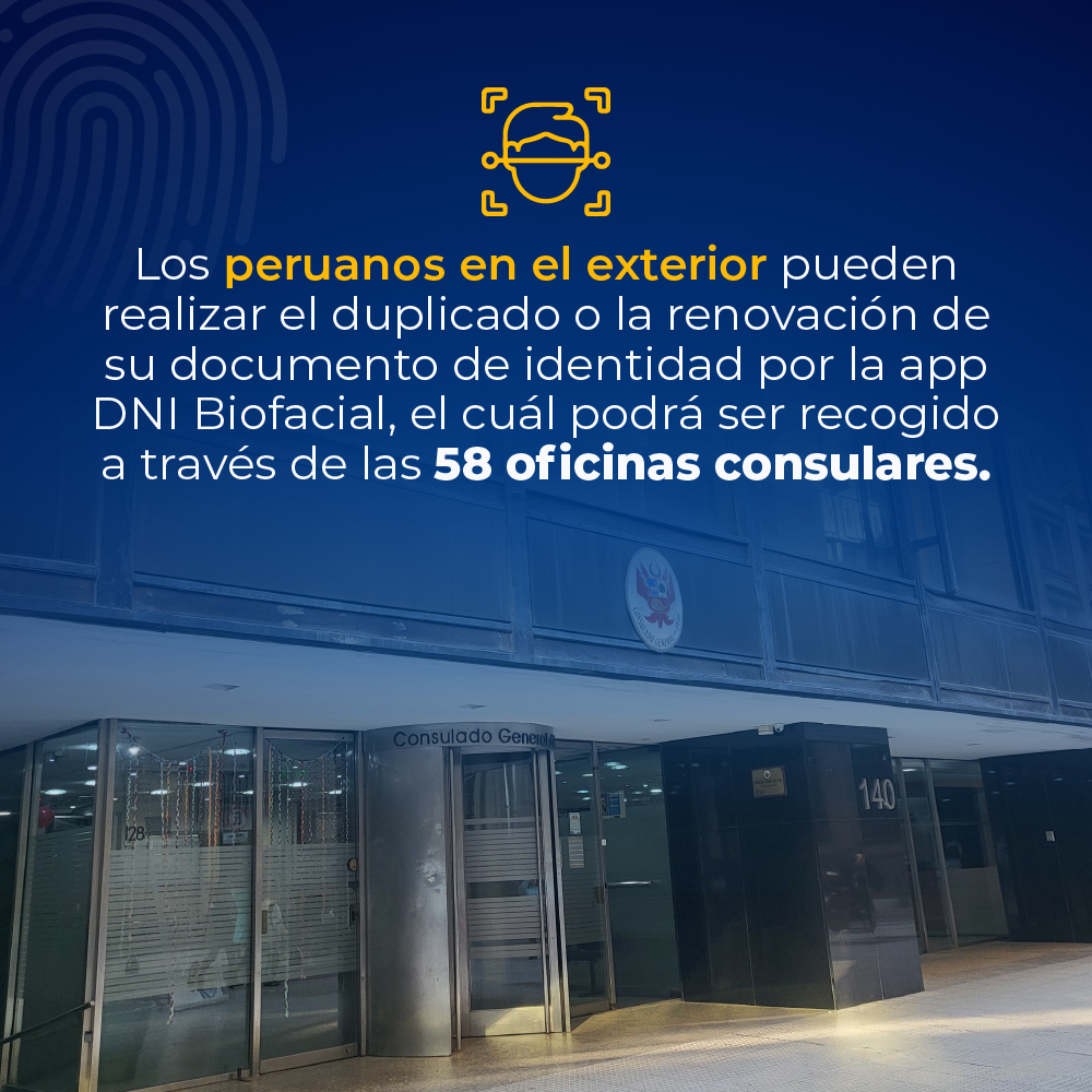 reniec en consulados del Peru en el extranjero mobile